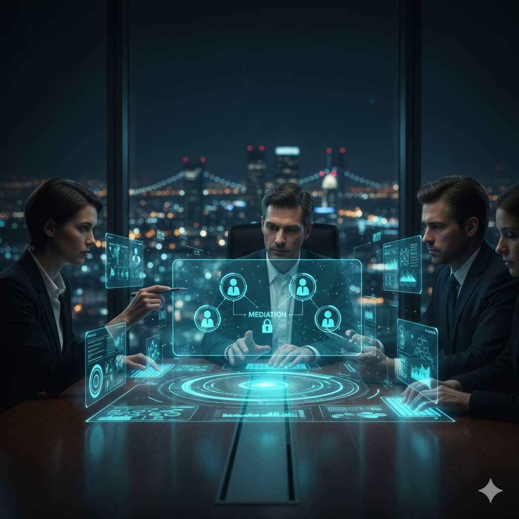 Business meeting and negotiations